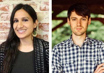 Saima Akhtar and Michael Krisch headshots