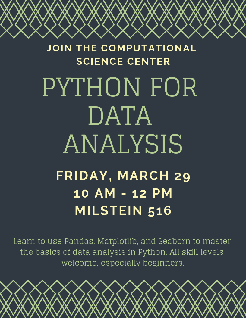 Python for Data Analysis Workshop