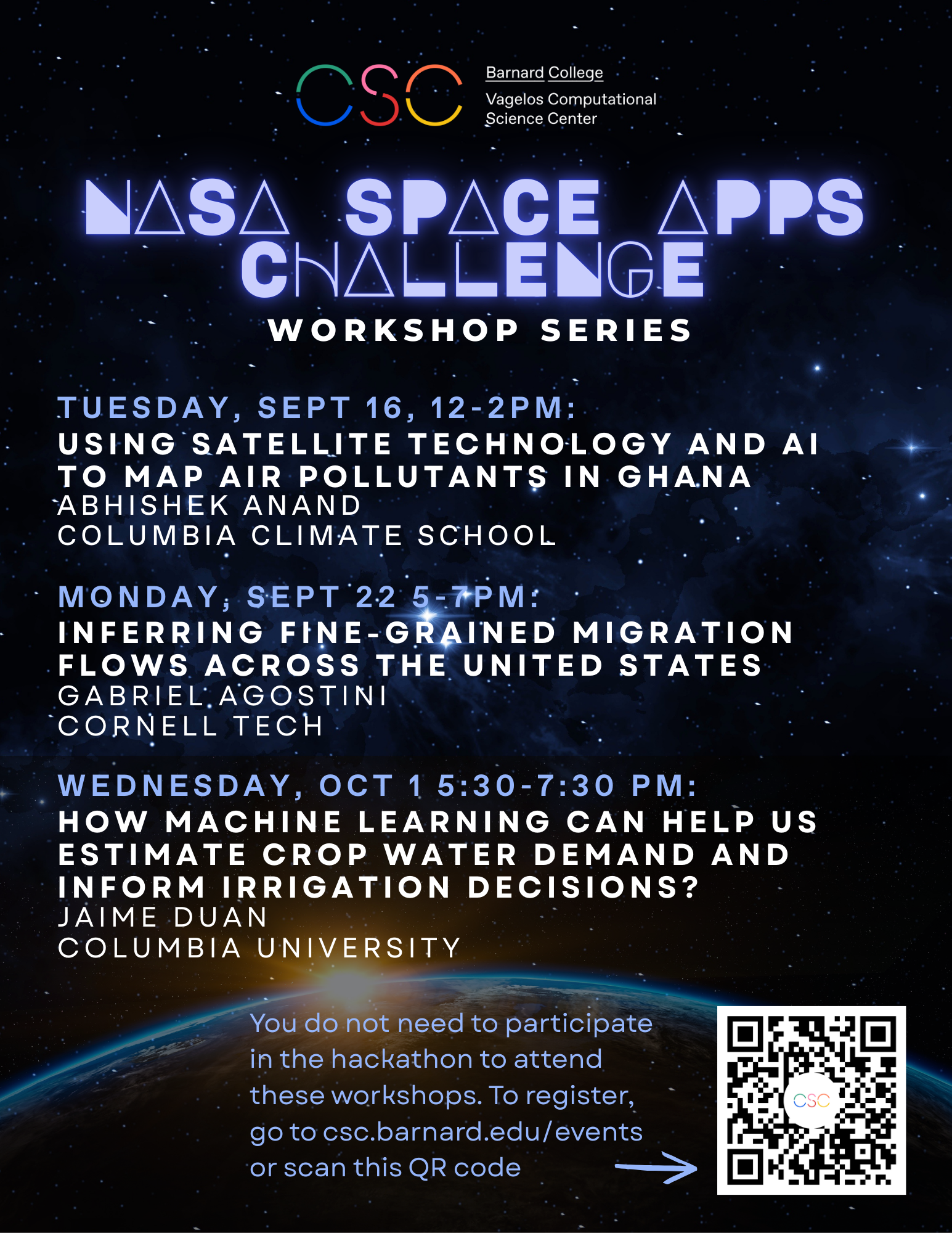 2025 nasa hackathon workshops